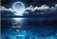 Opakowanie Mozaika diamentowa księżyc 30x40cm