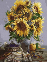 Opakowanie Mozaika diamentowa słoneczniki 30x40cm