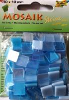 Mozaika kamyczki 10x10mm niebieska. Wydawca: Galeria Hobby. SmakLiter.pl Opakowanie Mozaika kamyczki 10x10mm niebieska