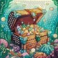 Mozaika piankowa skrzynia skarbów 25x25cm. Wydawca: Titanum. SmakLiter.pl Opakowanie Mozaika piankowa skrzynia skarbów 25x25cm