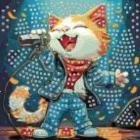 Mozaika piankowa śpiewający kot 25x25cm. Wydawca: Titanum. SmakLiter.pl Opakowanie Mozaika piankowa śpiewający kot 25x25cm