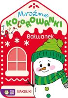 Okładka książki Mroźne kolorowanki. Bałwanek