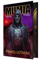 Mumia morze piasku. Autor: Leśniak Paweł. SmakLiter.pl Okładka książki Mumia morze piasku