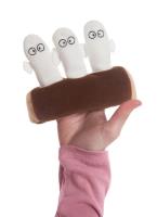 Muminki pacynki Hatiftanowie. Wydawca: Aurora World. SmakLiter.pl Opakowanie Muminki pacynki Hatiftanowie