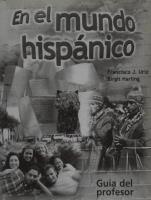 Okładka książki Mundo hispanico guia del profesor