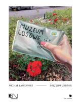 Muzeum losowe. Autor: Laskowski Michał. SmakLiter.pl Okładka książki Muzeum losowe