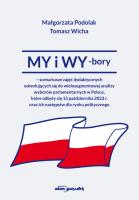 MY i WY-bory. Autor: Podolak Małgorzata, Wicha Tomasz. SmakLiter.pl Okładka książki MY i WY-bory