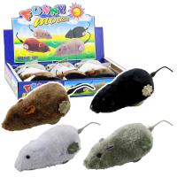 Opakowanie Mysz nakręcana futrzana MIX