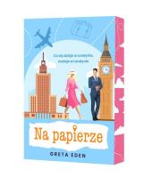 Na papierze. Autor: Eden Greta. SmakLiter.pl Okładka książki Na papierze