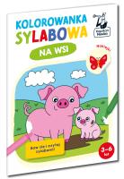 Na wsi. Kolorowanka sylabowa. Kapitan Nauka. Autor: Czarnecka Sylwia. SmakLiter.pl Okładka książki Na wsi. Kolorowanka sylabowa. Kapitan Nauka