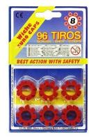 Naboje do bębenka 8-strzałowe 96szt. Wydawca: Gonher. SmakLiter.pl Opakowanie Naboje do bębenka 8-strzałowe 96szt