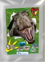 Opakowanie Najsłynniejsze Dinozaury saszetka z naklejkami 1 sztuka mix