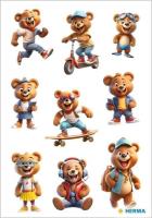 Opakowanie Naklejka Decor miśki