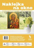 Opakowanie Naklejka na okno Matka Boska A3