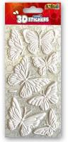 Opakowanie Naklejki 3D Model White Butterflies PENMATE