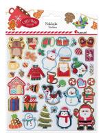 Naklejki 3D papier na filcu 39szt. Wydawca: Titanum. SmakLiter.pl Opakowanie Naklejki 3D papier na filcu 39szt