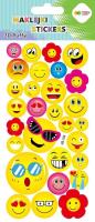 Opakowanie Naklejki 3D Puffy Emoticon 9,5x22cm HAPPY COLOR