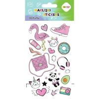 Naklejki 3D Puffy Funky Pink 10x20cm HAPPY COLOR. Wydawca: GDD. SmakLiter.pl Opakowanie Naklejki 3D Puffy Funky Pink 10x20cm HAPPY COLOR