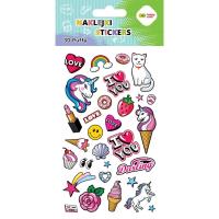 Naklejki 3D Puffy Funky Sweet 10x20cm HAPPY COLOR. Wydawca: GDD. SmakLiter.pl Opakowanie Naklejki 3D Puffy Funky Sweet 10x20cm HAPPY COLOR