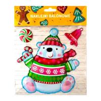 Opakowanie Naklejki balonowe miś