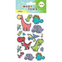 Naklejki Dino Baby 10x20cm HAPPY COLOR. Wydawca: GDD. SmakLiter.pl Opakowanie Naklejki Dino Baby 10x20cm HAPPY COLOR