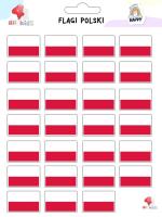 Naklejki dla dzieci Flagi Polski. Wydawca: All4Kids. SmakLiter.pl Opakowanie Naklejki dla dzieci Flagi Polski