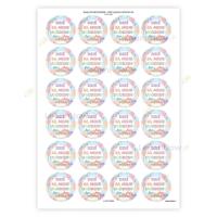 Opakowanie Naklejki dziś są moje urodziny