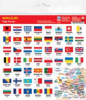 Opakowanie Naklejki Flagi Europy