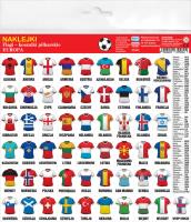 Opakowanie Naklejki Flagi - koszulki piłkarskie Europa