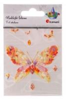 Naklejki foliowe motyl 77x55mm 9szt. Wydawca: Titanum. SmakLiter.pl Opakowanie Naklejki foliowe motyl 77x55mm 9szt