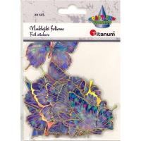 Opakowanie Naklejki foliowe motyle 10 wzorów 20szt