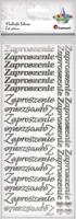Naklejki foliowe napis Zaproszenie 28szt. Wydawca: Titanum. SmakLiter.pl Opakowanie Naklejki foliowe napis Zaproszenie 28szt