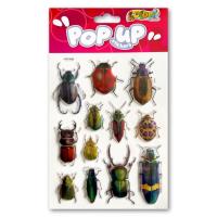 Opakowanie Naklejki metaliczne Beetles