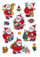 Opakowanie Naklejki Mikołaj