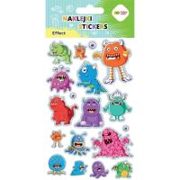 Naklejki Monsters 10x20cm HAPPY COLOR. Wydawca: GDD. SmakLiter.pl Opakowanie Naklejki Monsters 10x20cm HAPPY COLOR