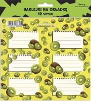 Opakowanie Naklejki na okładkę - Kiwi (12szt)