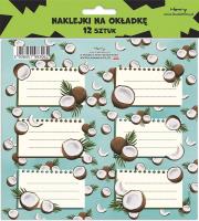 Opakowanie Naklejki na okładkę - Kokos (12szt)