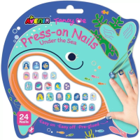 Naklejki na paznokcie Pod wodą. Wydawca: AVENIR. SmakLiter.pl Opakowanie Naklejki na paznokcie Pod wodą