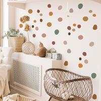Opakowanie Naklejki na ścianę do pokoju dziecka kropki boho