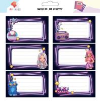 Opakowanie Naklejki na szafkę i zeszyt K-pop Star