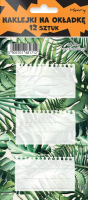 Opakowanie Naklejki na zeszyty - Monstera (12szt)