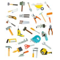 Naklejki narzędzia 30szt. Wydawca: ARPEX. SmakLiter.pl Opakowanie Naklejki narzędzia 30szt