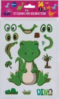 Opakowanie Naklejki ozdobne Stwórz Dinozaura