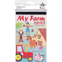 Opakowanie Naklejki papierowe 6 plansz farma mix 174szt