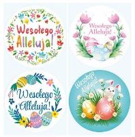 Opakowanie Naklejki papierowe na taśmie 38mm 300szt