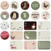 Naklejki papierowe okrągłe 28mm 21szt. Wydawca: Titanum. SmakLiter.pl Opakowanie Naklejki papierowe okrągłe 28mm 21szt