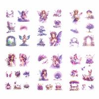 Naklejki pet połyskujące wróżki amethyst 6 arkuszy. Wydawca: DP CRAFT. SmakLiter.pl Opakowanie Naklejki pet połyskujące wróżki amethyst 6 arkuszy