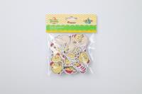 Opakowanie Naklejki piankowe kurczaczki 6 wzorów 36szt