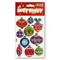 Opakowanie Naklejki puffy Christmas Balls