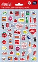 Opakowanie Naklejki puffy Coca Cola 50szt